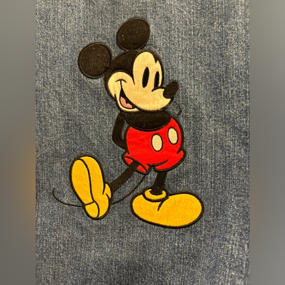 Disney store Mickey Mouse denim jacket size small women’s 90s - Picture 4 of 6